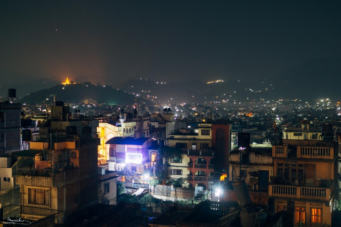 The last city, after dark