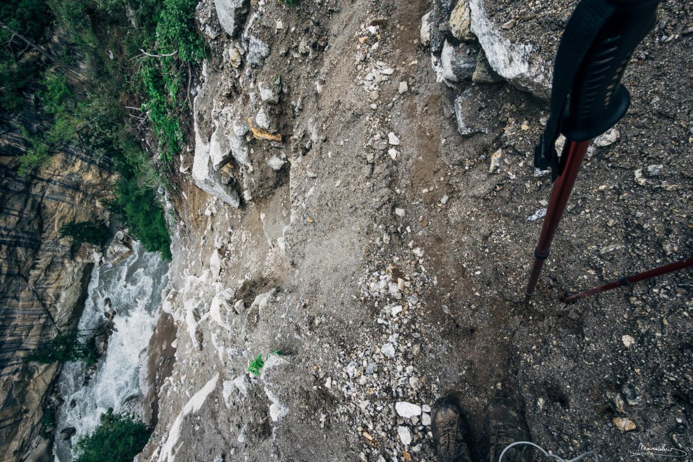 Some of it you climb.